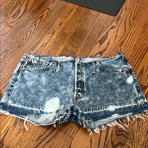 Karen Zambos Vintage Couture Denim Levi Short